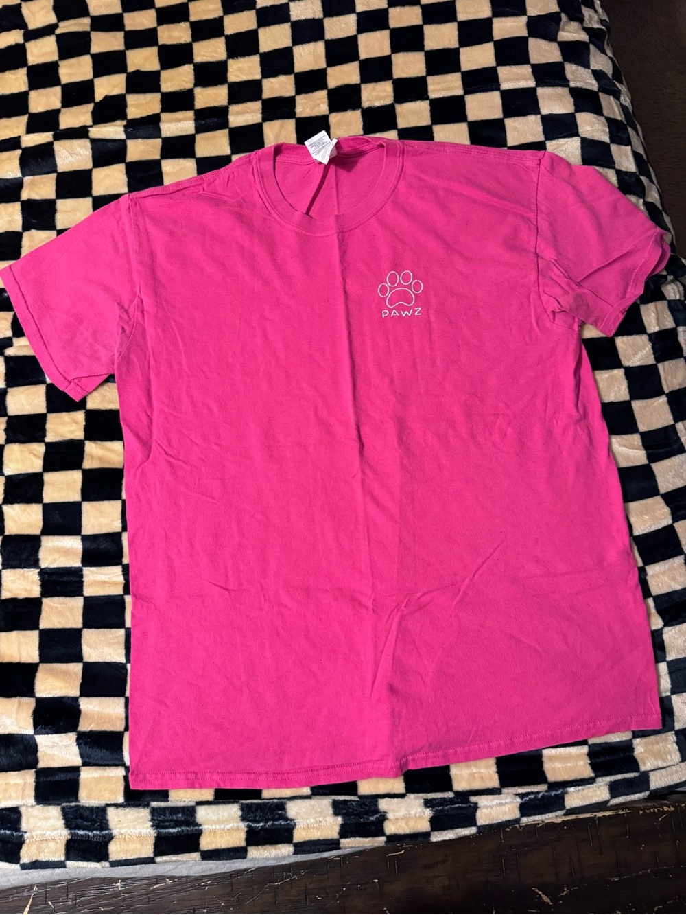 PAWZ Pink Short-Sleeve Logo T-Shirt